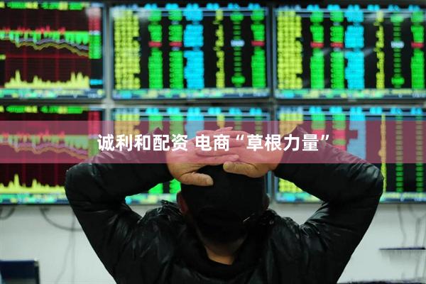 诚利和配资 电商“草根力量”