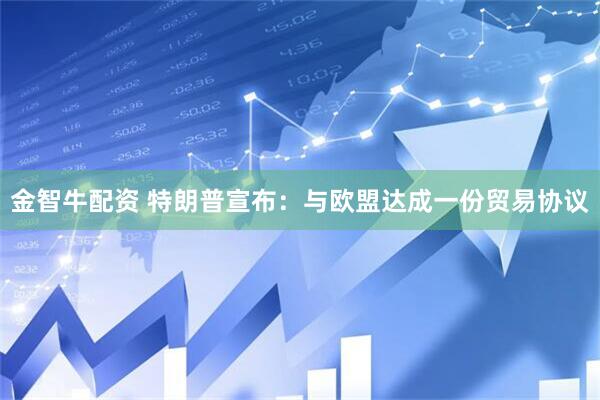 金智牛配资 特朗普宣布：与欧盟达成一份贸易协议
